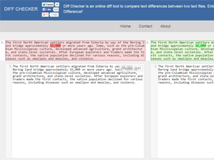 Diff Checker Screenshot