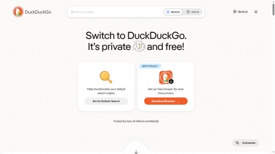 DuckDuckGo Скриншот