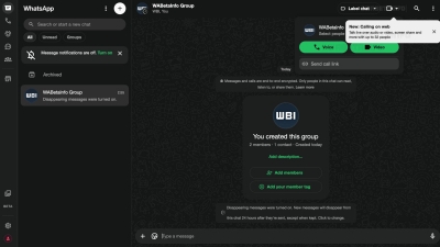 WhatsApp Web Screenshot