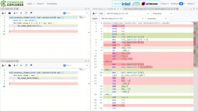 Compiler Explorer Screenshot