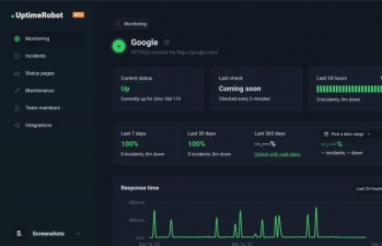 UptimeRobot Screenshot