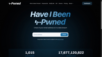 Have I Been Pwned Screenshot