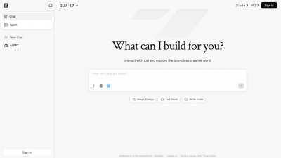 Z.ai Screenshot