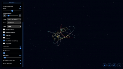 N-Body Simulator Screenshot